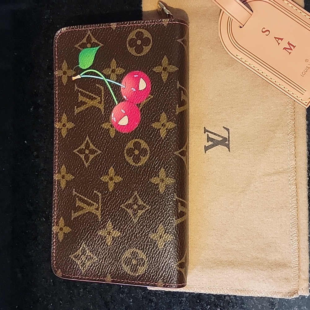 Vuitton X Murakami Cherries Zip Wallet